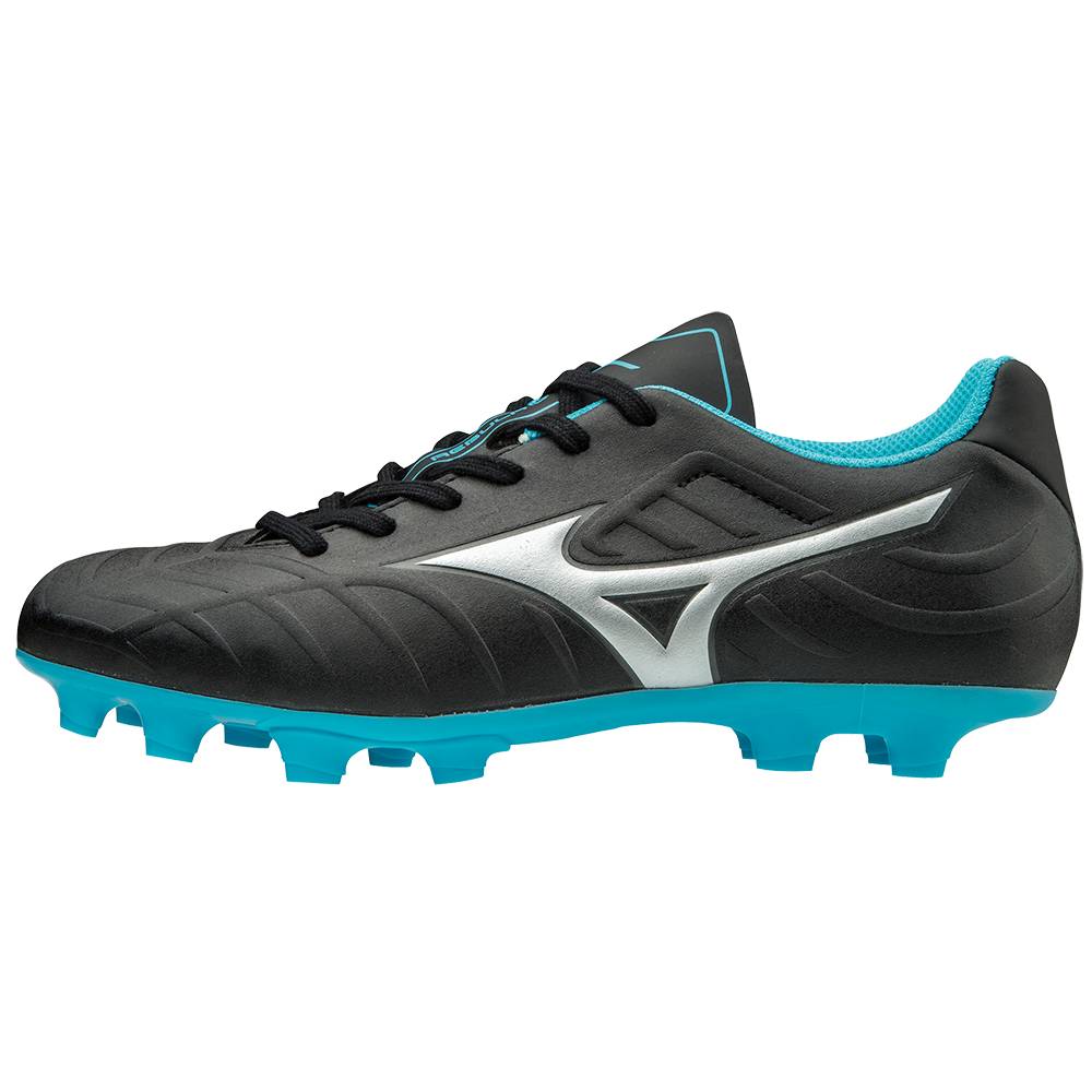 Mizuno Rebula V3 Női Focicipő Fekete/Kék Türkiz OYN921845